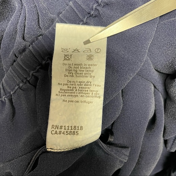 Michael Kors Collection 100% silk navy dress - Picture 6 of 11